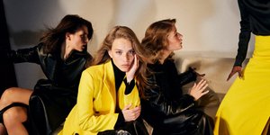 γυναίκα με παλτό Massimo Dutti