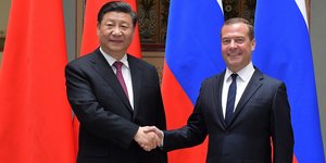 Συνάντηση Μεντβέντεφ-Σι Τζινπίνγκ/ Φωτογραφία αρχείου: AP