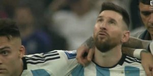 Ο Μέσι λίγο πριν την τελευταία εκτέλεση πέναλτι