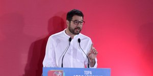 Ο Νάσος Ηλιόπουλος σε ομιλία