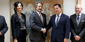 Συμφωνία για τα ναυπηγεία Ελευσίνας/ Φωτογραφία: ΑΠΕ-ΜΠΕ