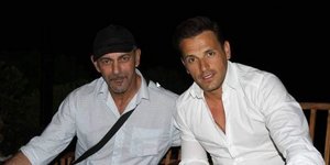 Ο Νίκος Βέρτης με τον Γιώργο Τσοπάνη