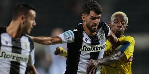 Φάση από το ματς του α' γύρου στην Τούμπα