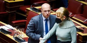 Φωτεινή Πιπιλή και Γιάννης Οικονόμου