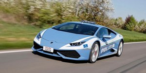 H Lamborghini της ιταλικής αστυνομίας 