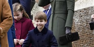 Πρίγκιπας Λούις, στην εκκλησία, Χριστούγεννα 2022