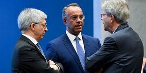 Ο Χρήστος Σταϊκούρας στο Eurogroup