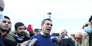 Ο Αλέξης Τσίπρας στον Κορυδαλλό