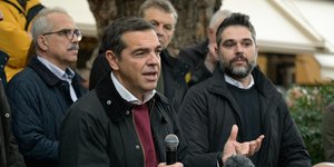 Ο Αλέξης Τσίπρας στη Λαμία
