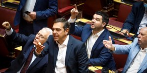 Ο Αλέξης Τσίπρας στη Βουλή