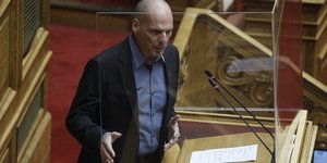 Ο επικεφαλής του ΜεΡΑ25, Γιάνης Βαρουφάκης