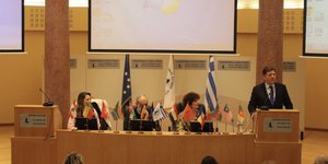 Ο Μιλτιάδης Βαρβιτσιώτης στο Πανεπιστήμιο Δυτικής Αττικής για τη Διεθνή Εβδομάδα Erasmus+/ Twitter