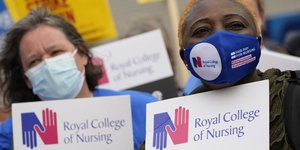 Από παλιότερη κινητοποίηση των νοσηλευτών στη Βρετανία