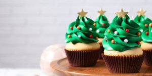 Χριστουγεννιάτικα cupcakes