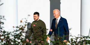 Ζελένσκι, Μπάιντεν στο Λευκό Οίκο