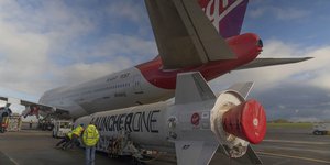 Η βρετανική Virgin Orbit πριν τη εκτόξευση στο διάστημα