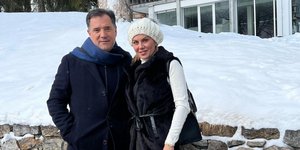 Άδωνις Γεωργιάδης και Ευγενία Μανωλίδου, στο Νταβός