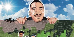 Το γκράφιτι για τον Άλκη Καμπανό