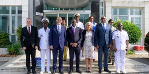 Ο Νίκος Δένδιας στο Διαπεριφερειακό Ινστιτούτο Θαλάσσιας Ασφάλειας/ Twitter