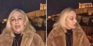 Η δημοσιογράφος της ΕΡΤ Ματίνα Καλτάκη