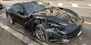 Τράκαρε την Ferrari του την παραμονή της Πρωτοχρονιάς.