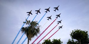 Επίδειξη γαλλικών αεροσκαφών στη πρεμιέρα της ταινίας Maverick