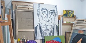 Ο συλλέκτης και ο ζωγράφος Βλάσης Φρυσίρας