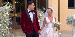 Κώστας Σλούκας, Μαρία Δαρσινού: Θρησκευτικός γάμος για το ζευγάρι