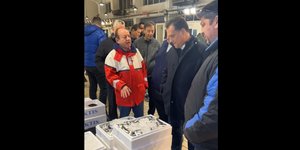 Ο Άδ. Γεωργιάδης στην ιχθυόσκαλα Κερατσινίου