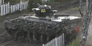 Το γερμανικό τεθωρακισμένο Marder/ AP Photos