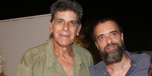 Ο Γιάννης Μπέζος με τον Σωτήρη Τσαφούλια