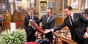 Κηδεία του τέως βασιλιά Κωνσταντίνου 