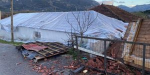 Ζημιές σε σπίτι στην Παραμυθιά στην Ήπειρο