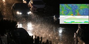 Η κακοκαιρία αναμένεται να συνεχιστεί και αύριο ως το μεσημέρι, κυρίως στα ανατολικά της χώρας