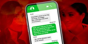 Τα SMS που αντάλλαξαν Κέιτ Μίντλετον και Μέγκαν Μαρκλ για το φόρεμα της Σάρλοτ
