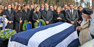 Κηδεία τέως βασιλιά Κωνσταντίνου στο Τατόι