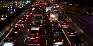 Αττική Οδός κίνηση τη νύχτα