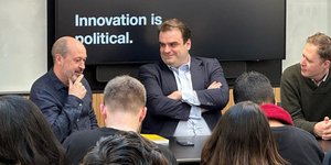 Ο Κυριάκος Πιερρακάκης στο UCL