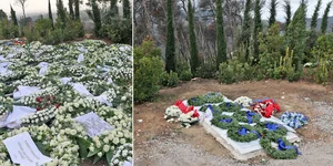 Τέως βασιλιάς Κωνσταντίνος: Κόσμος στο Τατόι άφησε λουλούδια στη μνήμη του