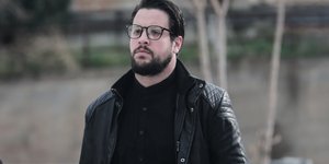 Ο Μάνος Δασκαλάκης κατά την προσέλευσή του στο δικαστήριο