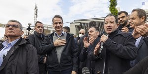 Ο Κυριάκος Μητσοτάκης σε περιοδεία