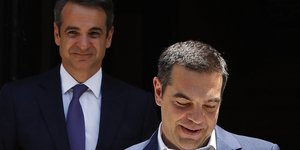 Κυριάκος Μητσοτάκης και Αλέξης Τσίπρας