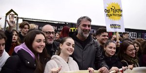 Από την πορεία των καλλιτεχνών