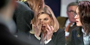 Η Πρώτη Κυρία της Ουκρανίας την στιγμή που μαθαίνει τα τρομερά νέα