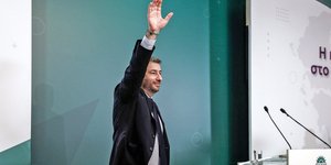 Ο Νίκος Ανδρουλάκης στην ομιλία του στην Κ.Ε. του ΠΑΣΟΚ