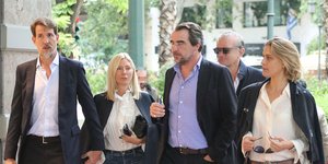 Φωτογραφία αρχείου: Παύλος Γλίξμπουργκ, Μαρί Σαντάλ, Νικόλαος Γλίξμπουργκ, Τατιάνα Μπλάτνικ /NDP