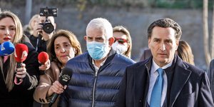 Ο Πέτρος Φιλιππίδης στα δικαστήρια