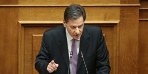 Ο αναπληρωτής υπουργός Οικονομικών, Θόδωρος Σκυλακάκης
