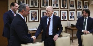 Χρήστος Σταϊκούρας και Andrea Enria