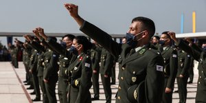 ορκωμοσία σε στρατιωτική σχολή